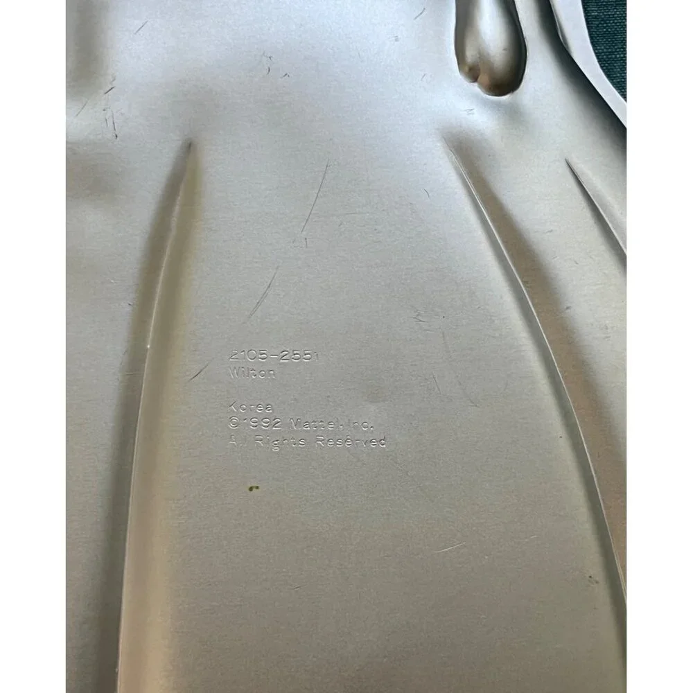 VTG ‘92 Wilton Cake Pan Barbie Full Size Aluminum Mattel 2105 2551 Mold Angel